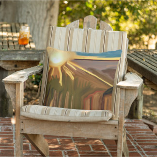 Dance of The Cacti Abstract Art Cushion
