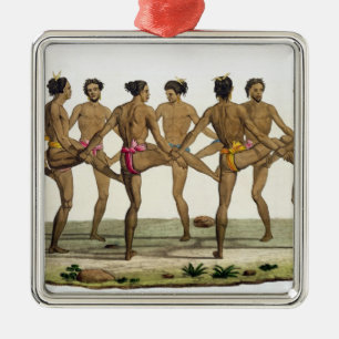 Dance of the Caroline Islanders, plate 22 from 'Le Metal Tree Decoration