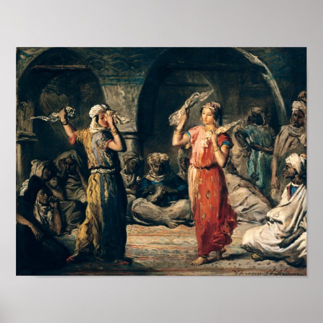 Dance of the Handkerchiefs, 1849 Poster (Front)