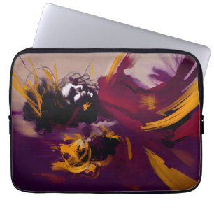 Dance Of The Mind – Expressive Abstract Figure Laptop Sleeve