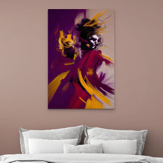 Dance Of The Mind – Expressive Abstract Figure Poster