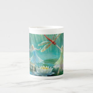 Dance of the Red Dragonflies by Lynne Bellchamber Bone China Mug