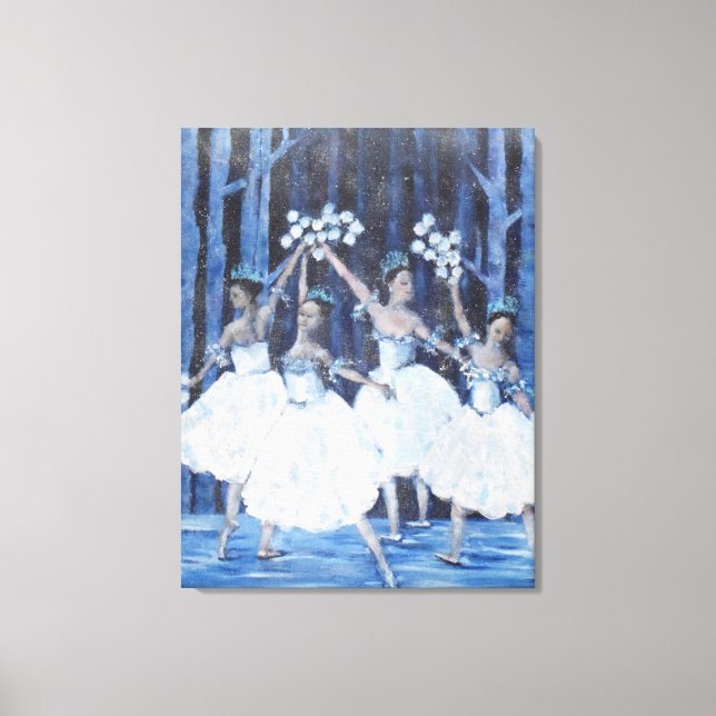 Dance of the Snowflakes Canvas Print (Front)