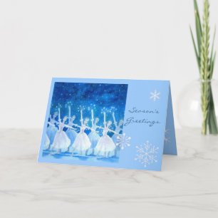 Dance of the Snowflakes Greeting Card