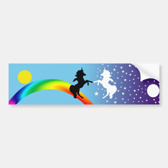 Dance of the unicorns bumper sticker (Front)
