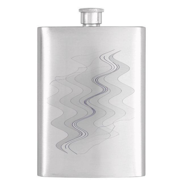 Dance of white hip flask (Front)
