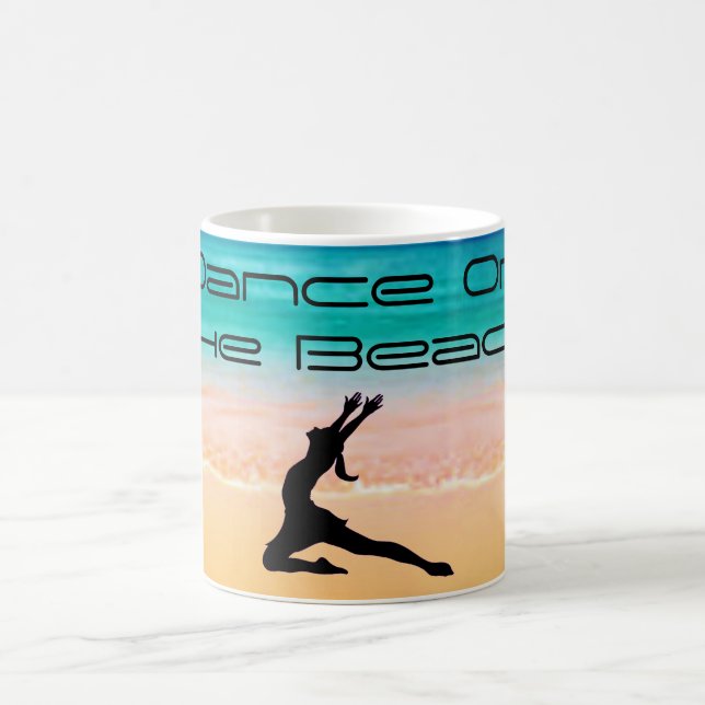 Dance on the Beach - Sand & Ocean   Coffee Mug (Center)