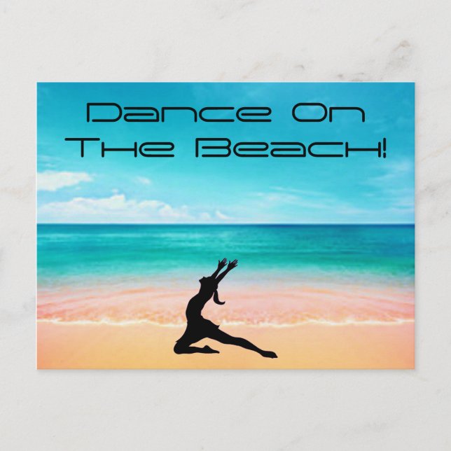 Dance on the Beach - Sand & Ocean Postcard (Front)