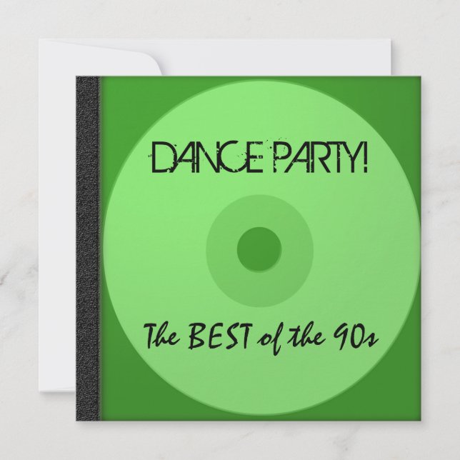 Dance Party CD Invite (Front)