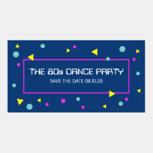 Dance Party Celebration Save the Date Facebook Event Photo