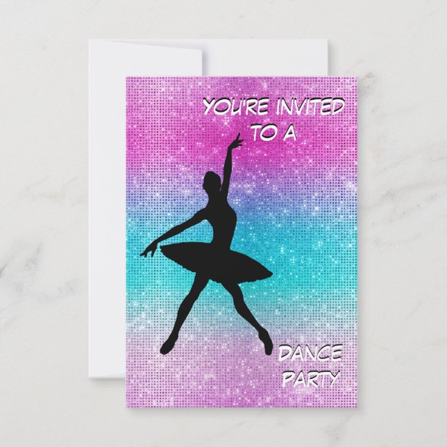 Dance Party Invitation (Front)