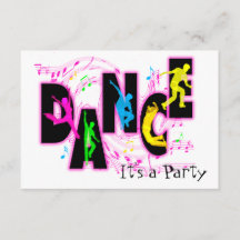 Dance Party Invitation