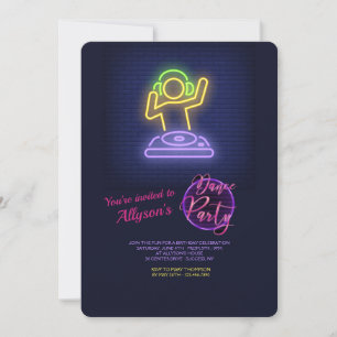 Dance Party Invitation