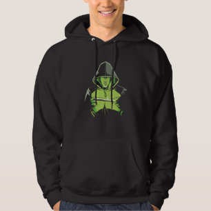 Dance Performer with Led Sticks Glow Sticking Glow Hoodie