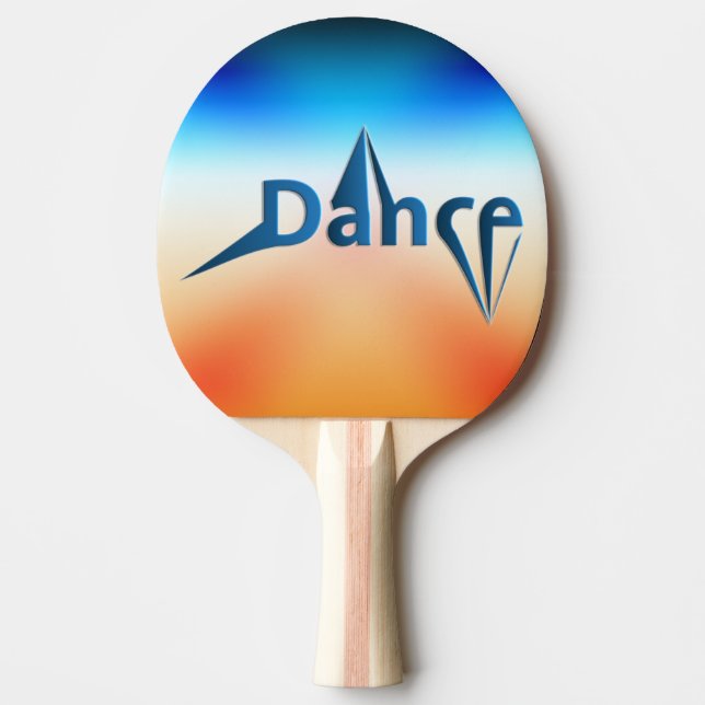 Dance Ping Pong Paddle (Front)