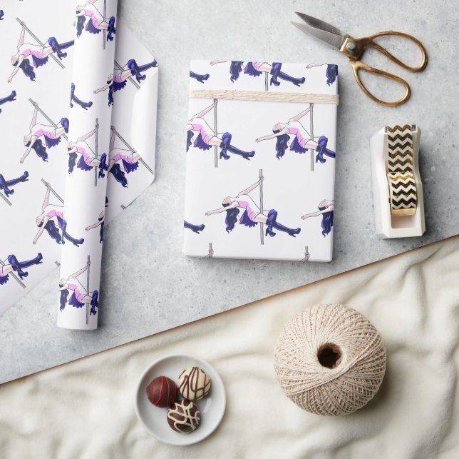 Dance Pole Sports Slay Wrapping Paper (Crafts)