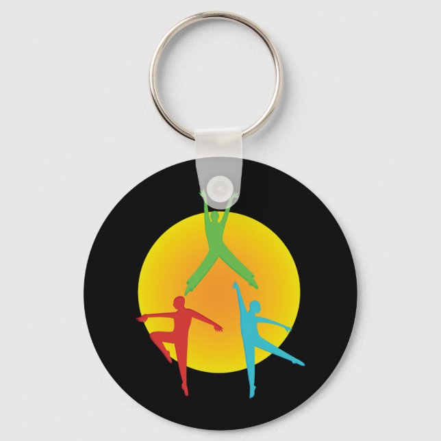 Dance Poses Key Ring (Front)