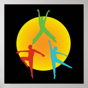 Dance Poses Poster
