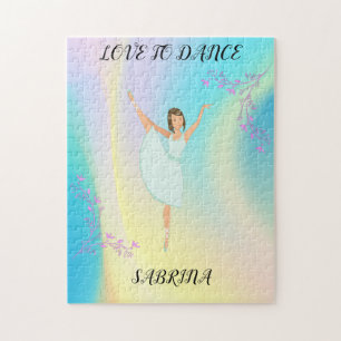 DANCE RAINBOW PUZZLE WITH CUSTOM NAME!