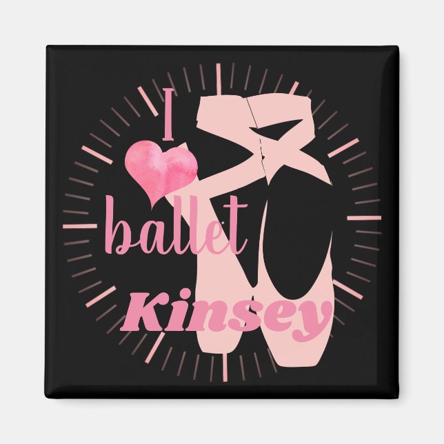 Dance Recital Ballet Magnet (Front)