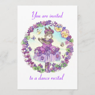 dance recital invitation