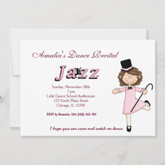 Dance Recital Invitation
