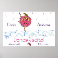 Dance Recital Pink Ballerina
