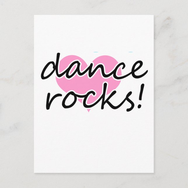 Dance Rocks! Postcard (Front)