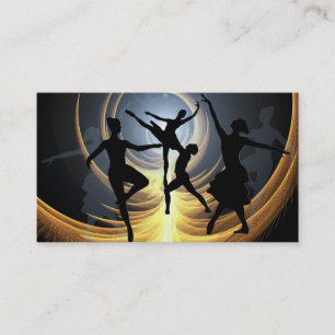 Dance school business card