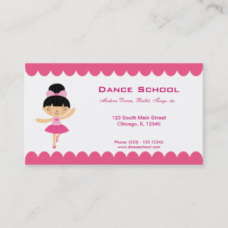 Dance School Business Card