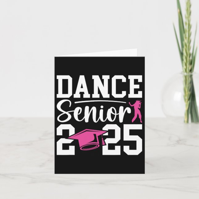 Dance Senior 2025 Cl Of 2025 Senior Dancer  Card (Front)