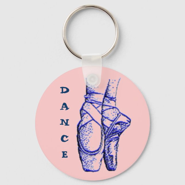 Dance shoes key ring (Front)