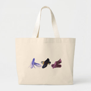 Dance Shoes Large Tote Bag