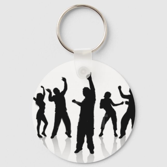 Dance silhouette key ring (Front)