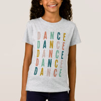 Dance | Simple Cute Colourful Dancer Typography