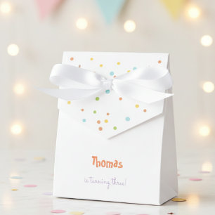 Dance sing and play kids birthday favour box