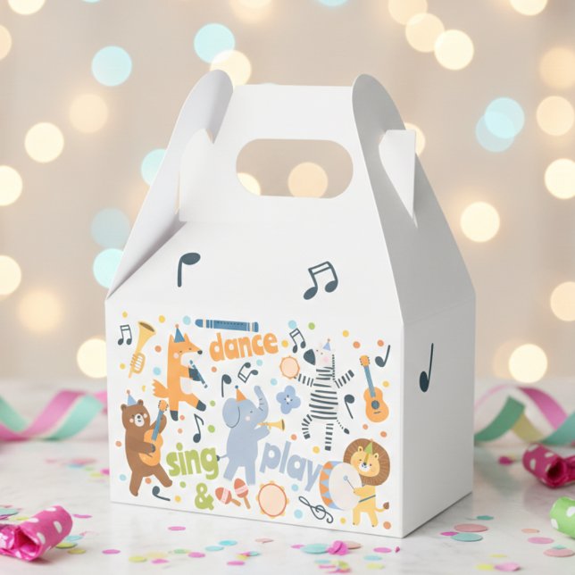Dance sing and play kids birthday favour box (Creator Uploaded)