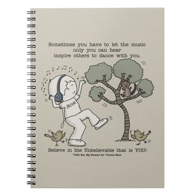 Dance Spiral Notebook (Front)