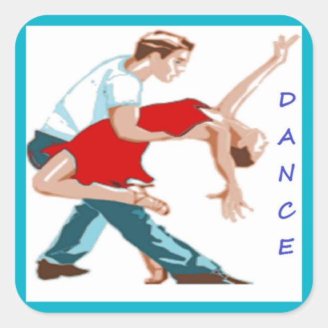 DANCE SQUARE STICKER (Front)
