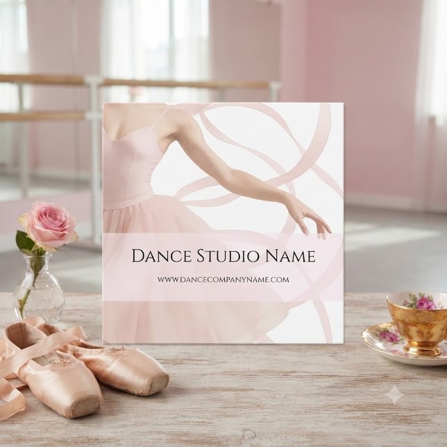 Dance Studio Ballerina Pastel Pink Socials (Creator Uploaded)