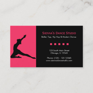 Dance Studio Business Card
