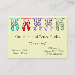 Dance Studio Business Cards