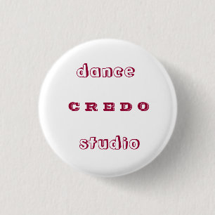 Dance studio CREDO 3 Cm Round Badge
