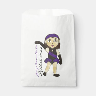 Dance Studio Recital Customised Jazz Dancer Girl Favour Bags