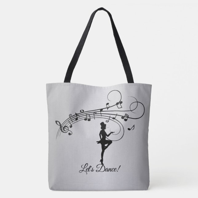 Dance Tap Leader Tote Bag (Back)
