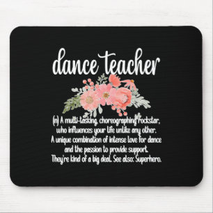 Dance Teacher Appreciation Women's Black Clic Fit  Mouse Pad