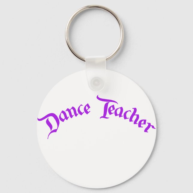 Dance Teacher (customize) Key Ring (Front)