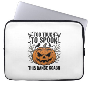 Dance Teacher Halloween Pumpkin Engraving Shirt De Laptop Sleeve
