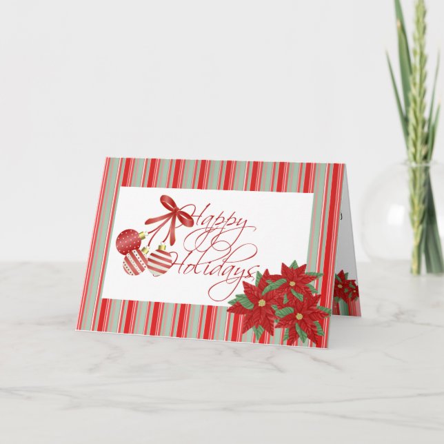 Dance Teacher Happy Holidays Card (Front)