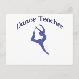 Dance Teacher Jete Postcard